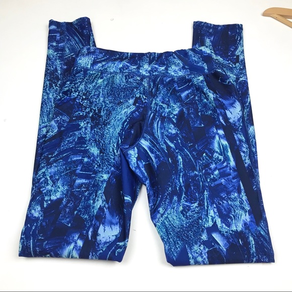 Watercolor Mossimo Workout Leggings Sz XS - Picture 4 of 8